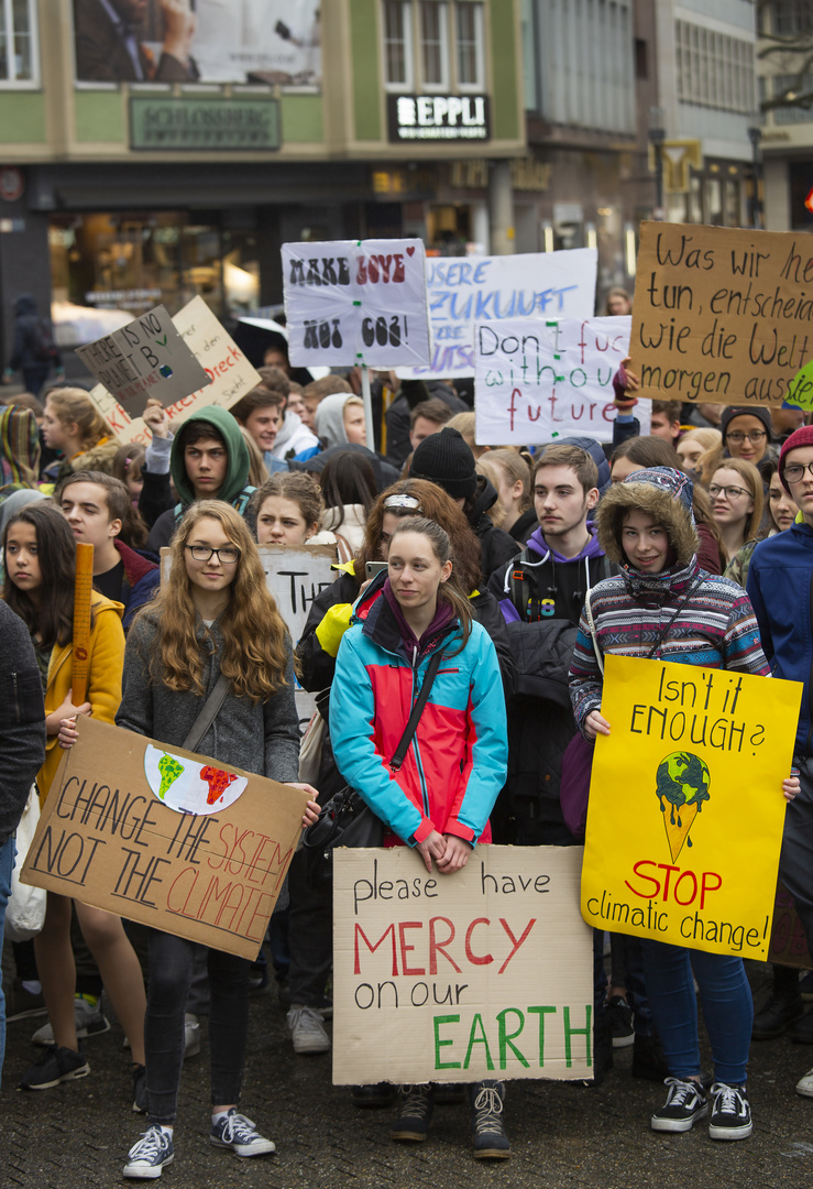 Schülerdemo am 1. März 2019 in Stuttgart 9