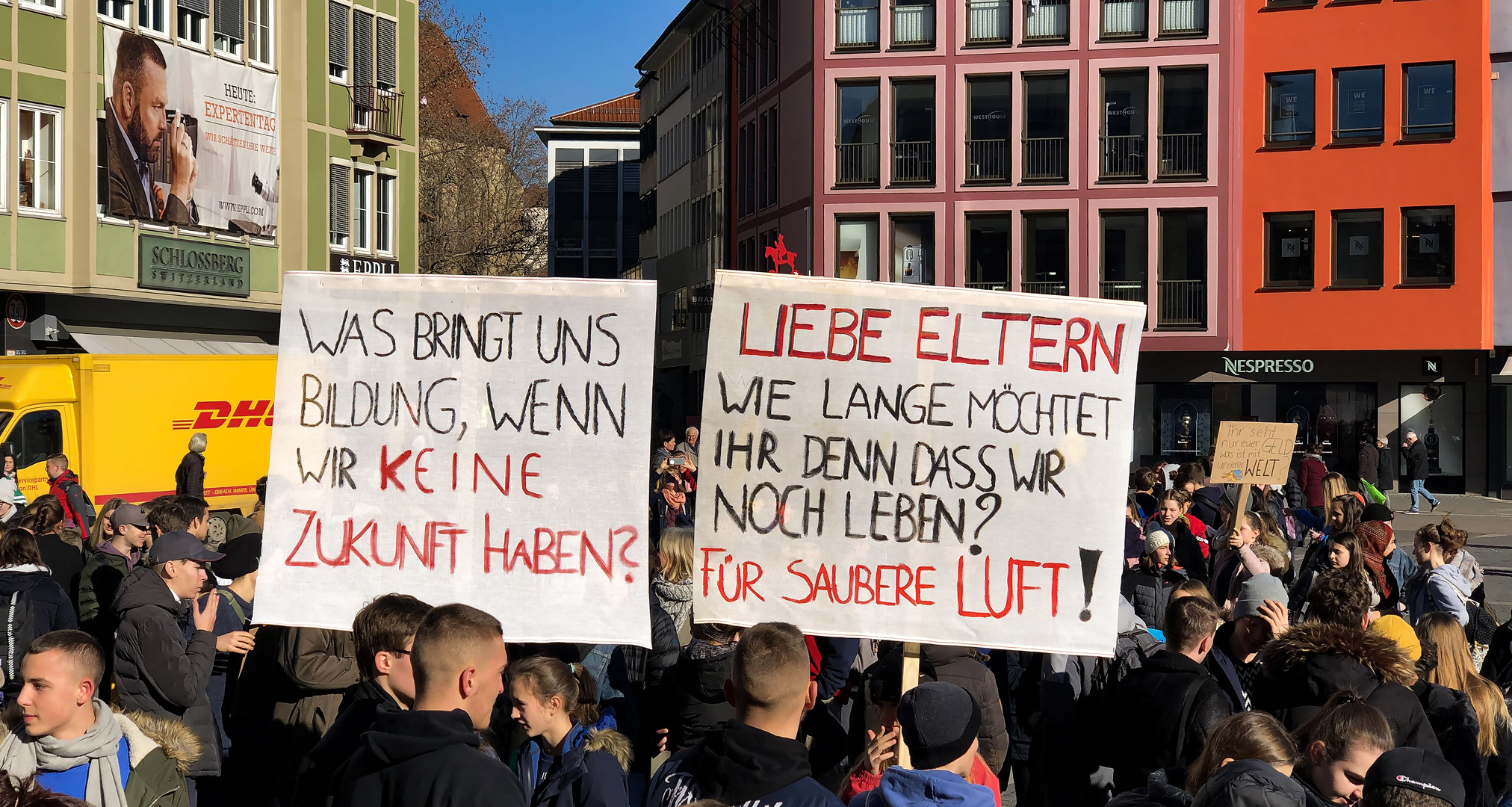 Schülerdemo für Klimaschutz 2