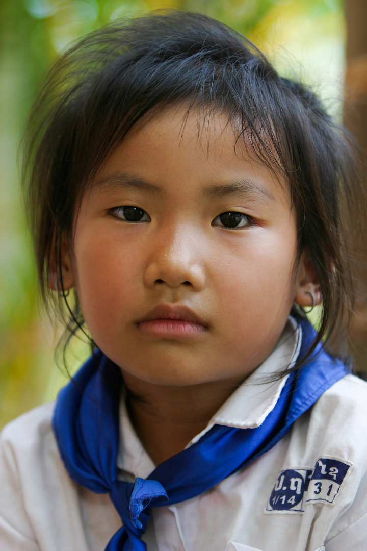 Schülerin in Vientiane