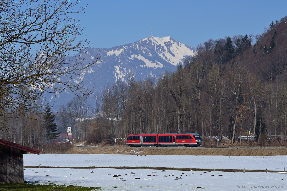 Schülerzug im Allgäu