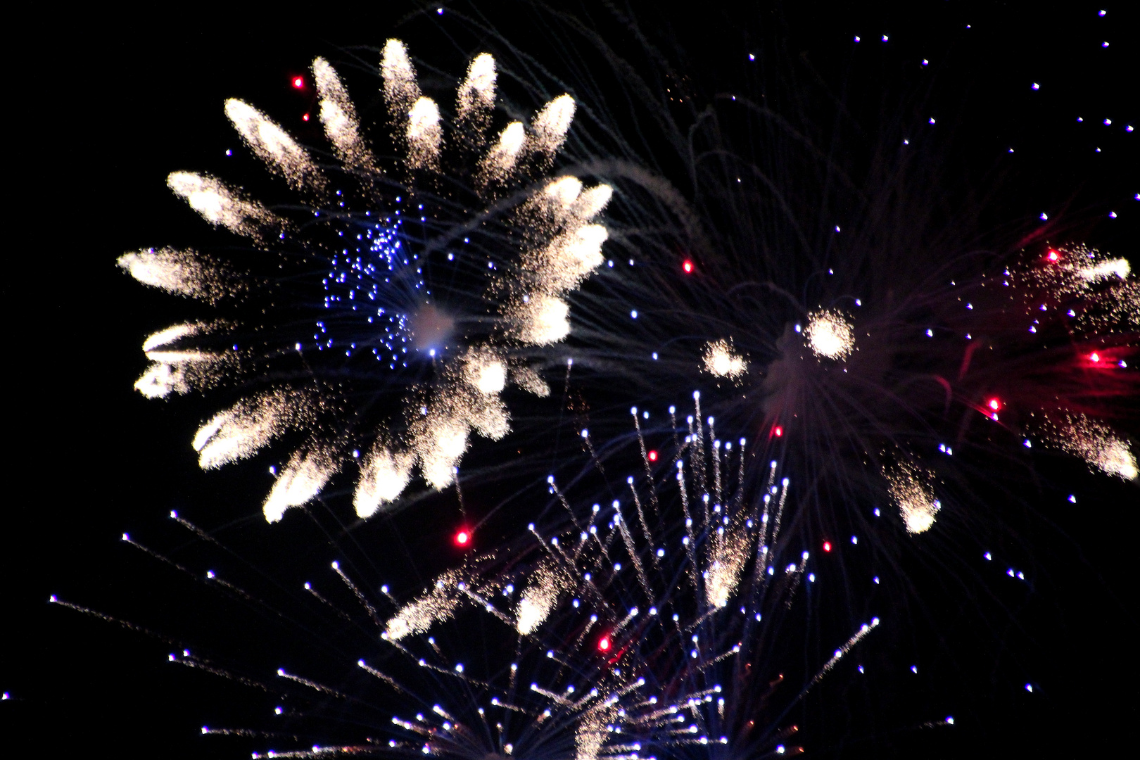 Schützenfeuerwerk bunt