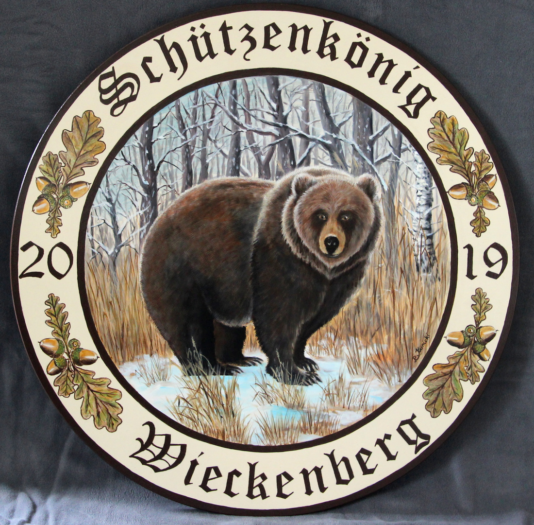 Schützenkönig - Wieckenberg 2019 (Braunbär-Mutter)