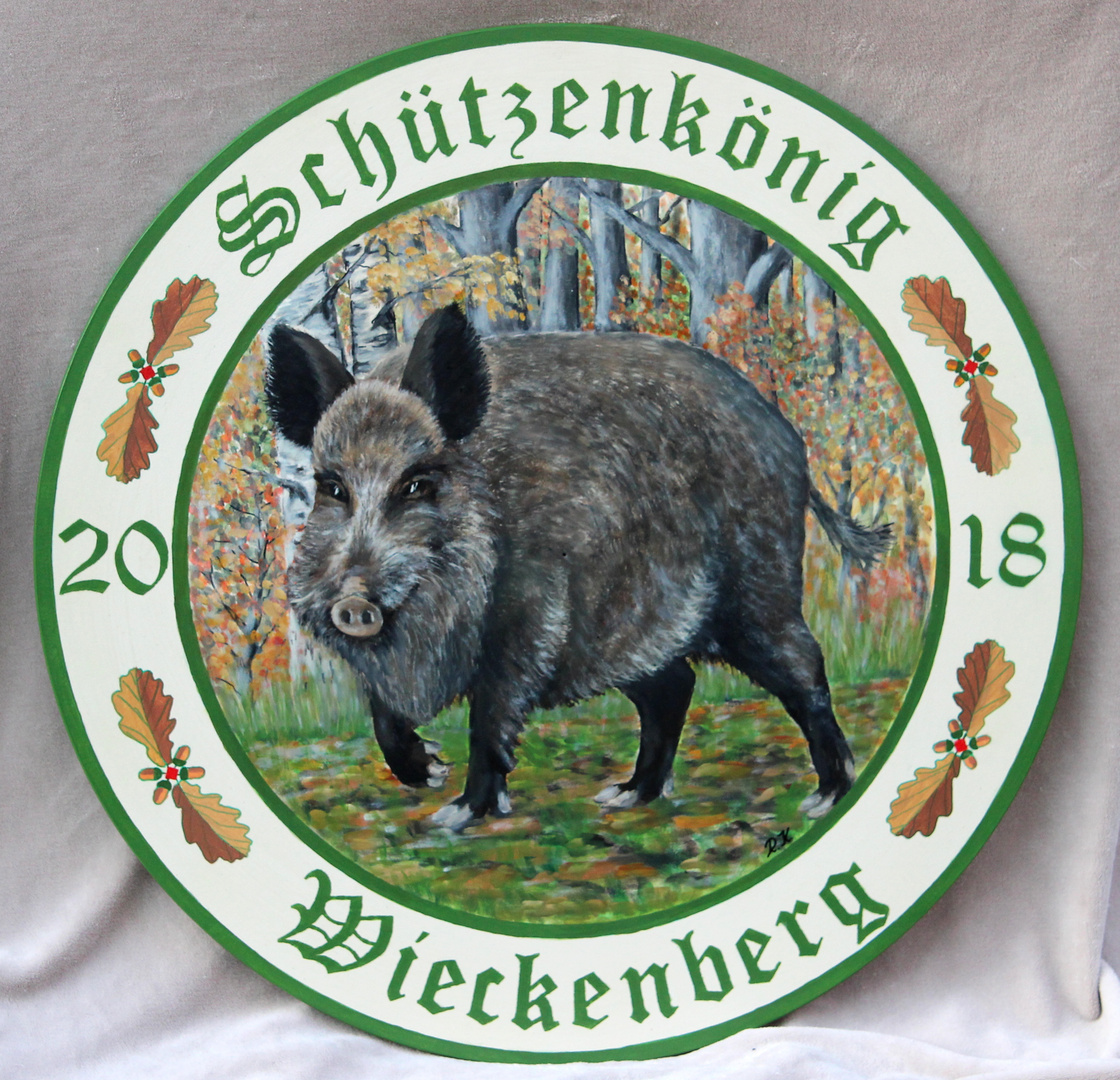 Schützenscheibe, Wieckenberg 2018, Bache