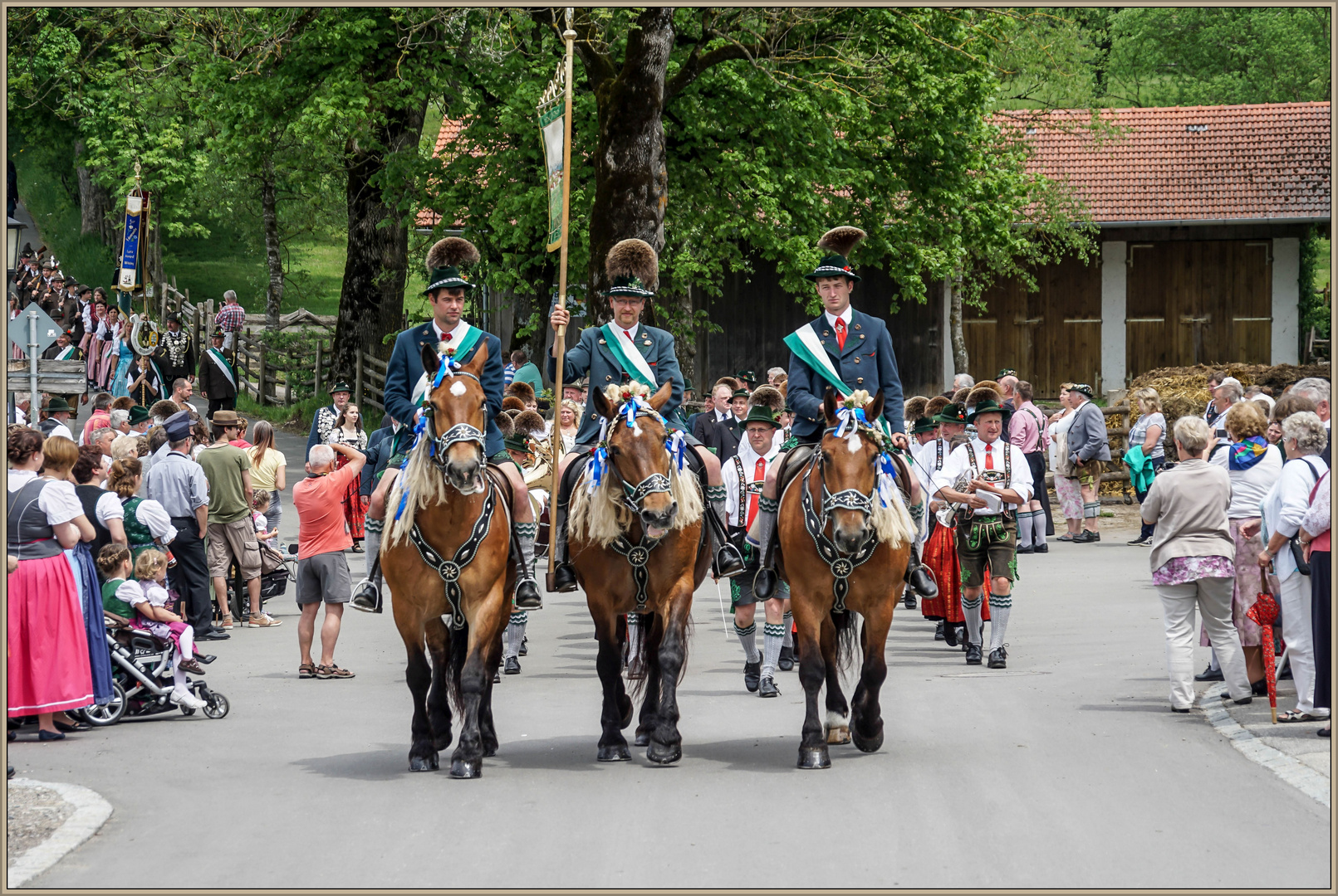 Schützenumzug Wildsteig / Oberbayern am 29.05.2016 (1)