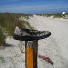 Schuh am Strand