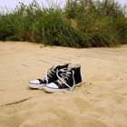 Schuhe am Strand