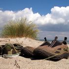 Schuhe am Strand