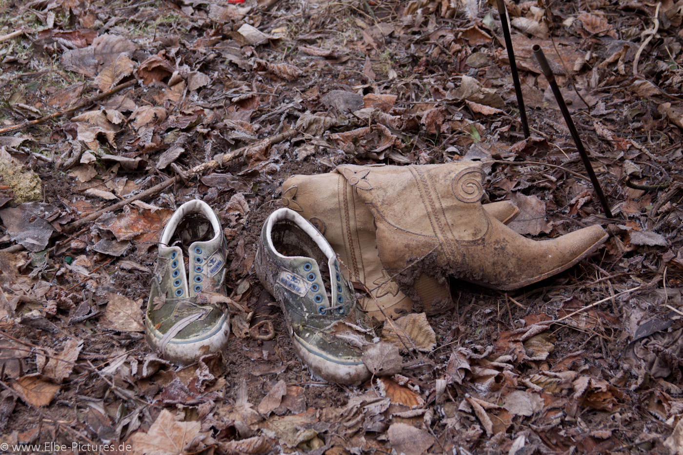 Schuhe in freier Wildbahn