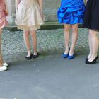Schuhparade der Hochzeitsgäste