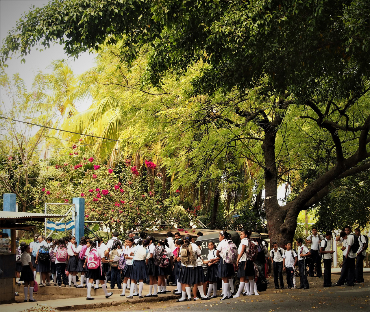 Schulbeginn in Managua