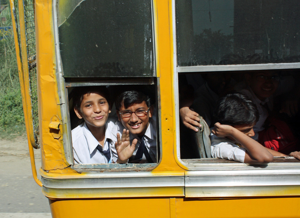 Schulbus in Indien