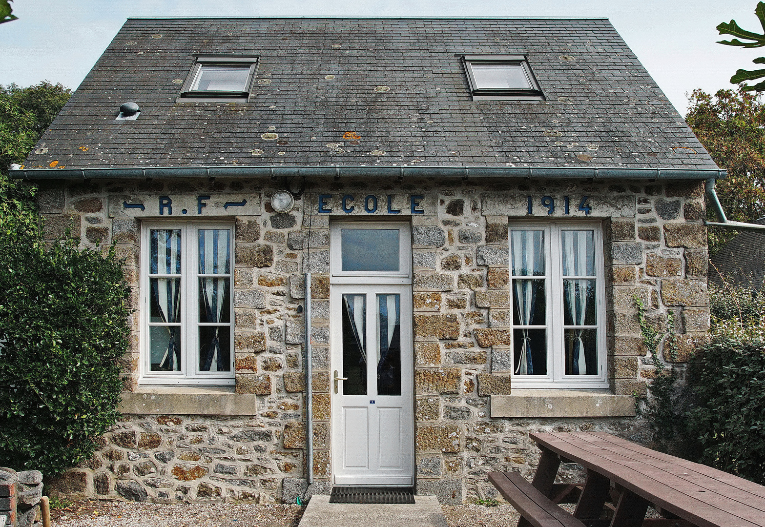 Schule auf Grande-Île, Îles Chausey