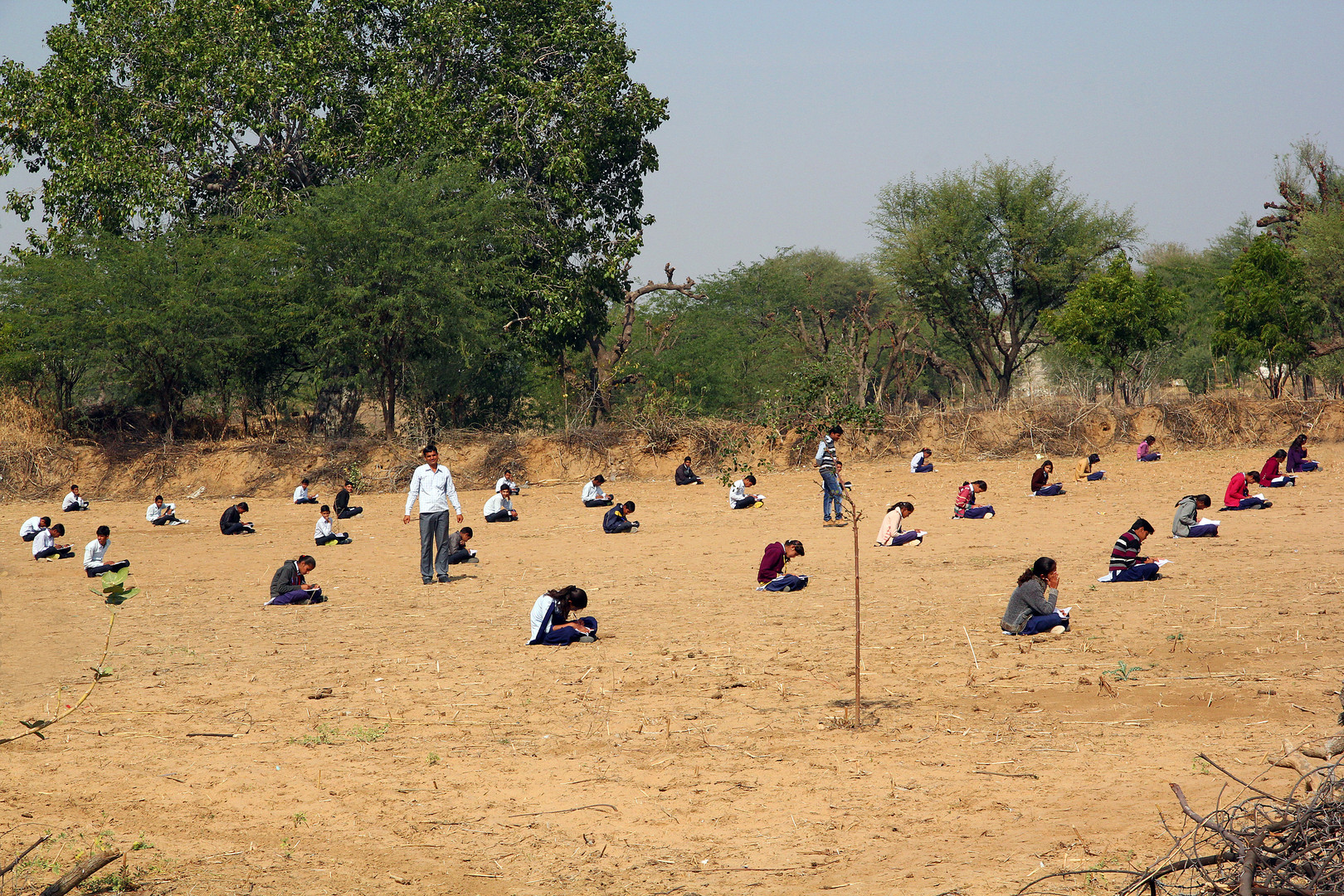 Schule in Rajasthan, Indien