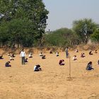 Schule in Rajasthan, Indien