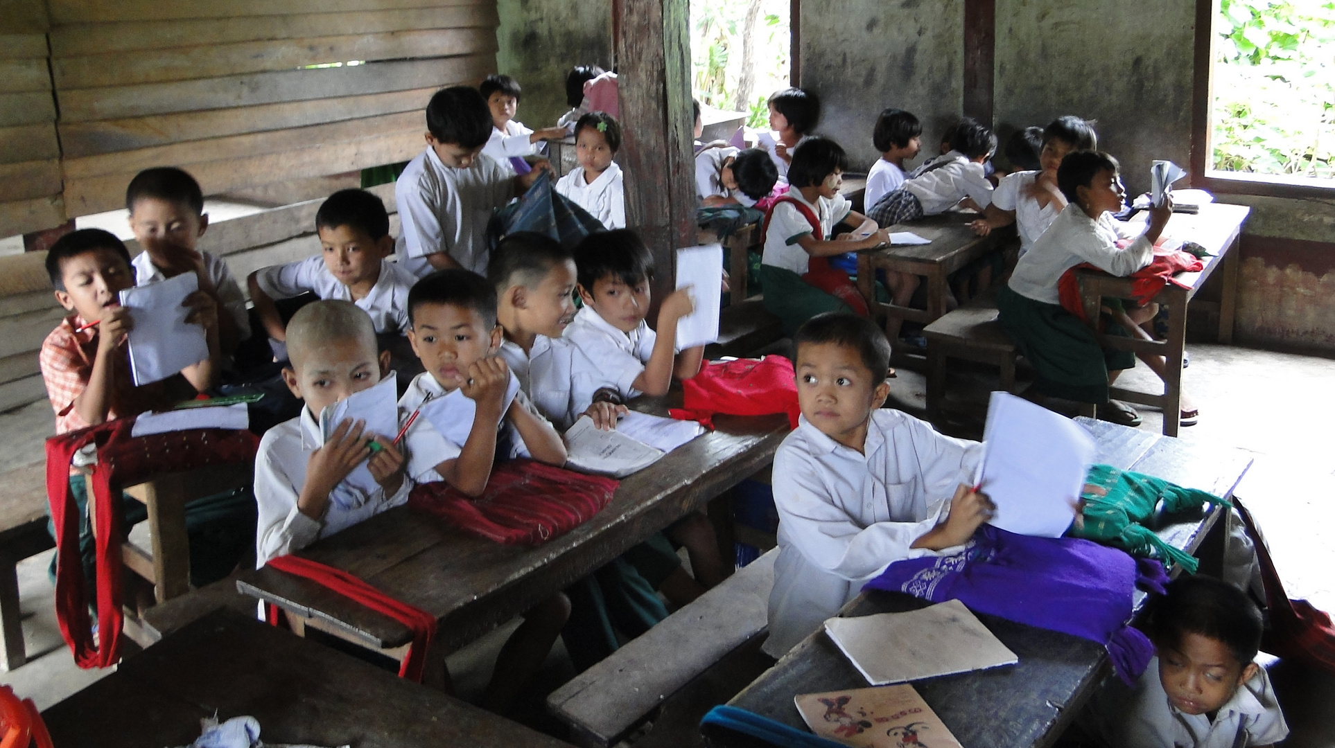 Schule in Sankar - August 2011