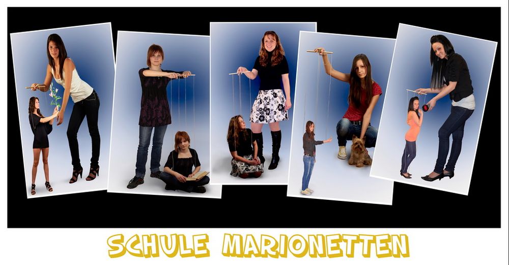 Schule Marionetten