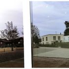 Schulhausfenster und ihre Umgebung