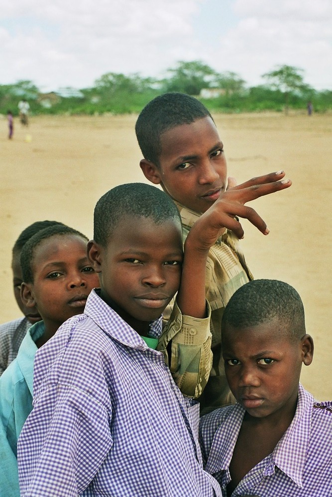 Schulhof in Kenia