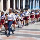 Schulklasse bei der Excursion durch La Habana