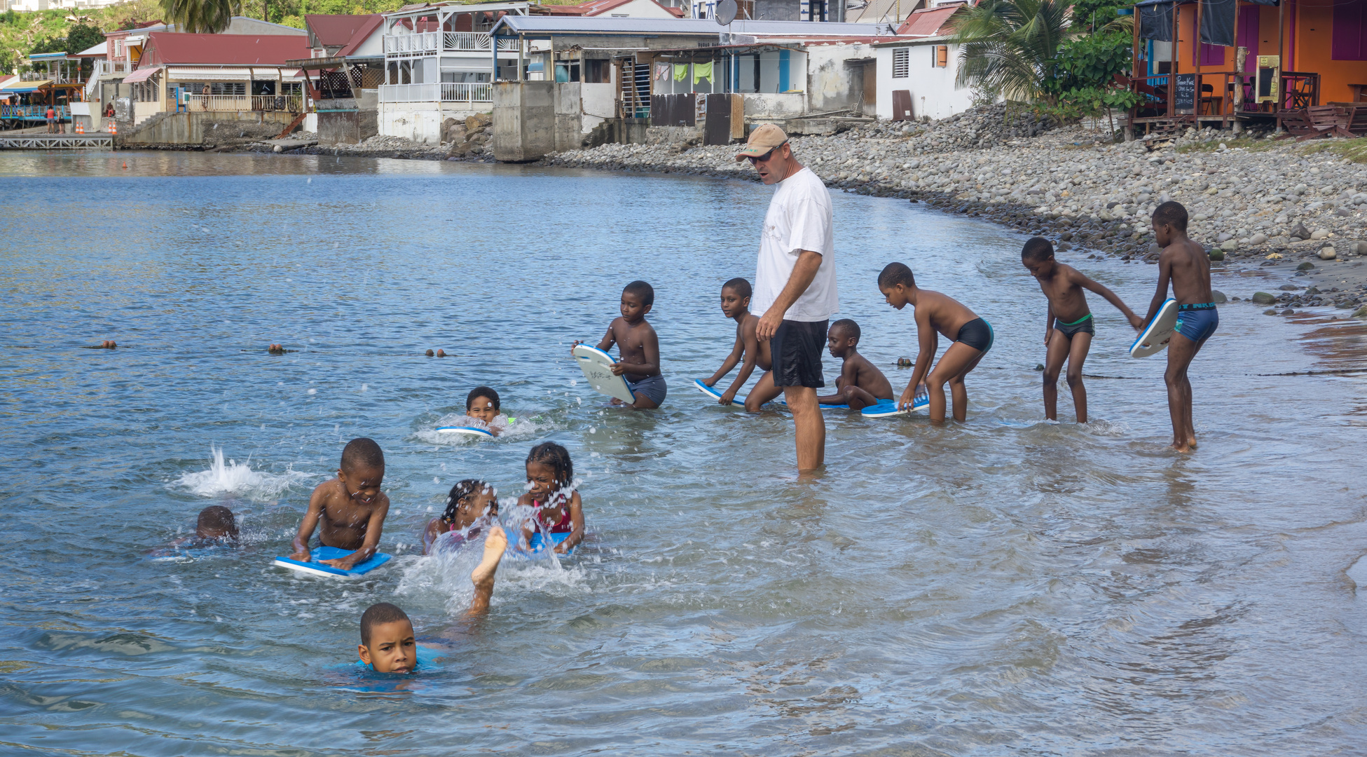 Schulklasse in Guadeloupe