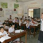 Schulklasse in Laos