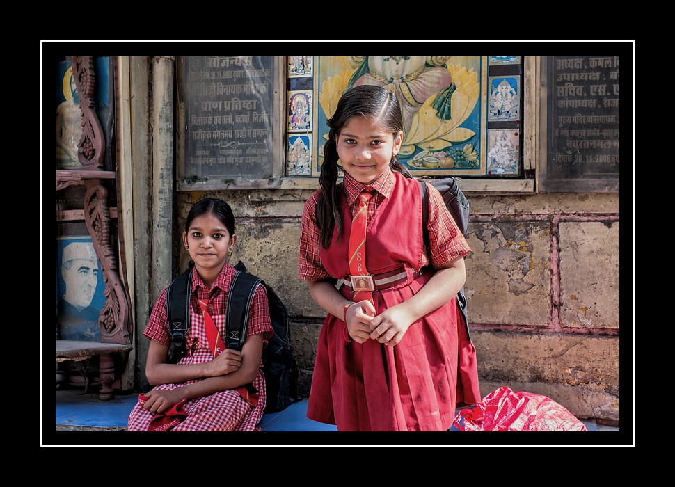 Schulmädels in Rajasthan