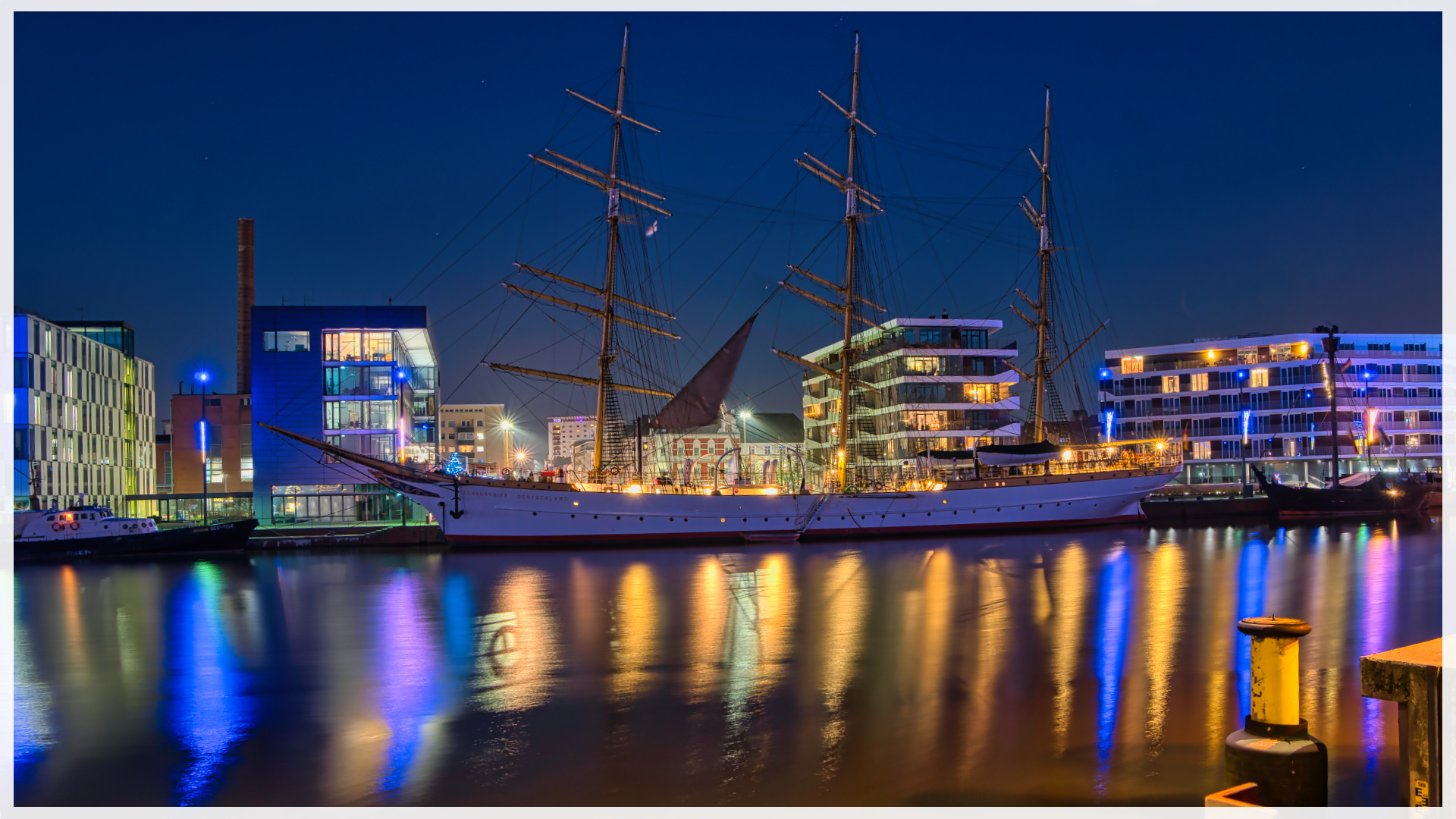 Schulschiff Deutschland im Neuen Hafen