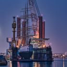 Schulschiff Deutschland im Trockendock