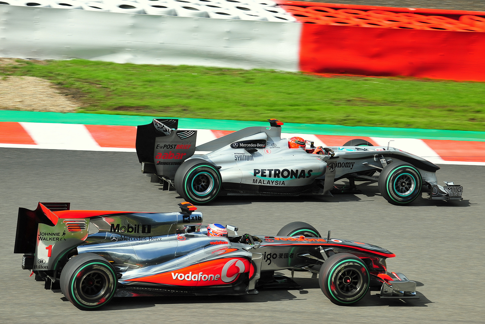 Schumacher vs. Button