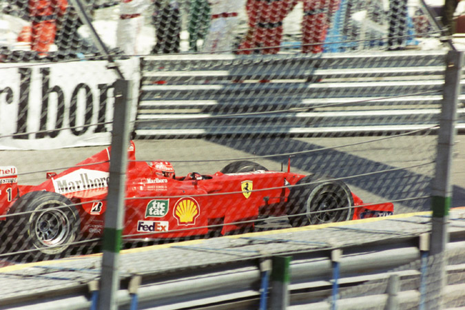 Schumi bein F1-GP in Monaco