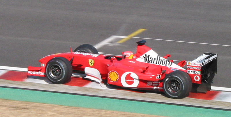 Schumi I beim GP von Europa 2002