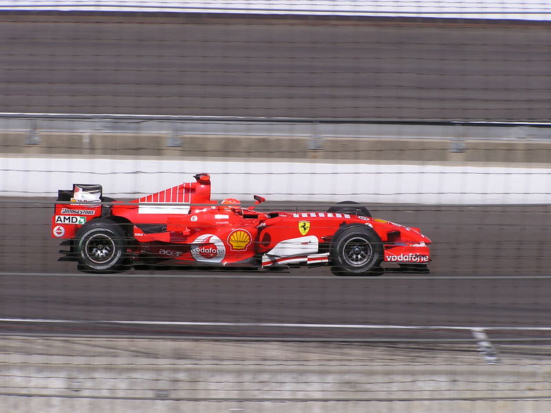 Schumi in Indanapoils 2006