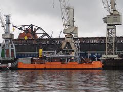 Schuppen 50, der Museumshafen Hamburg