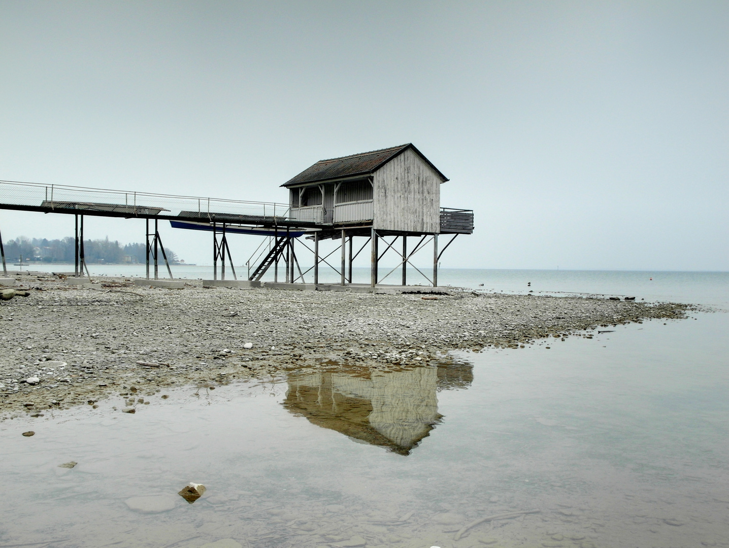 Schuppen im Bodensee