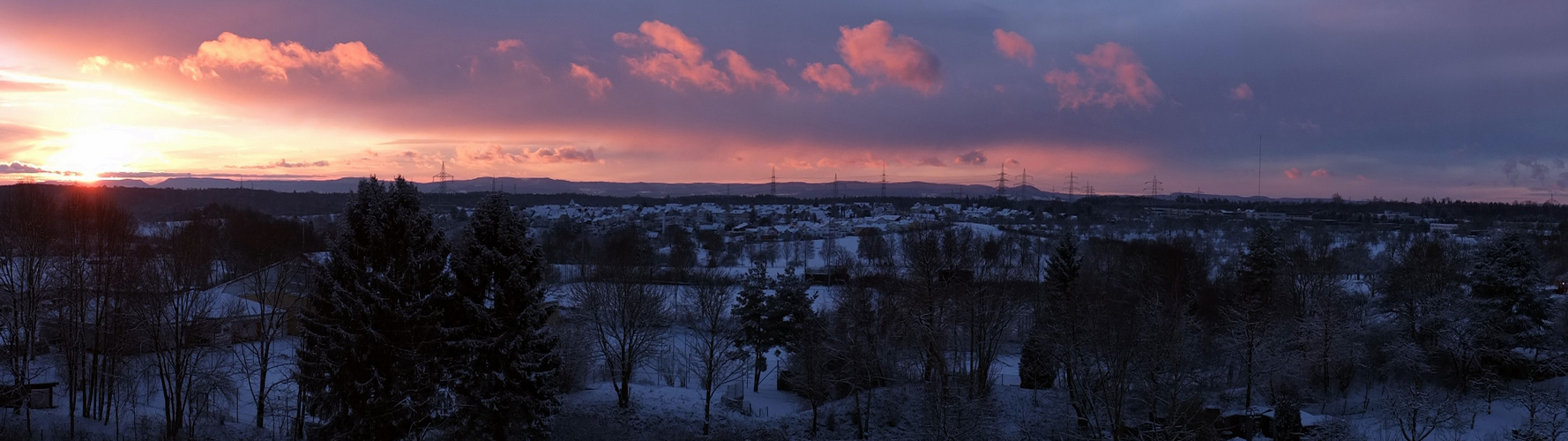 Schurwald Sunset Panorama