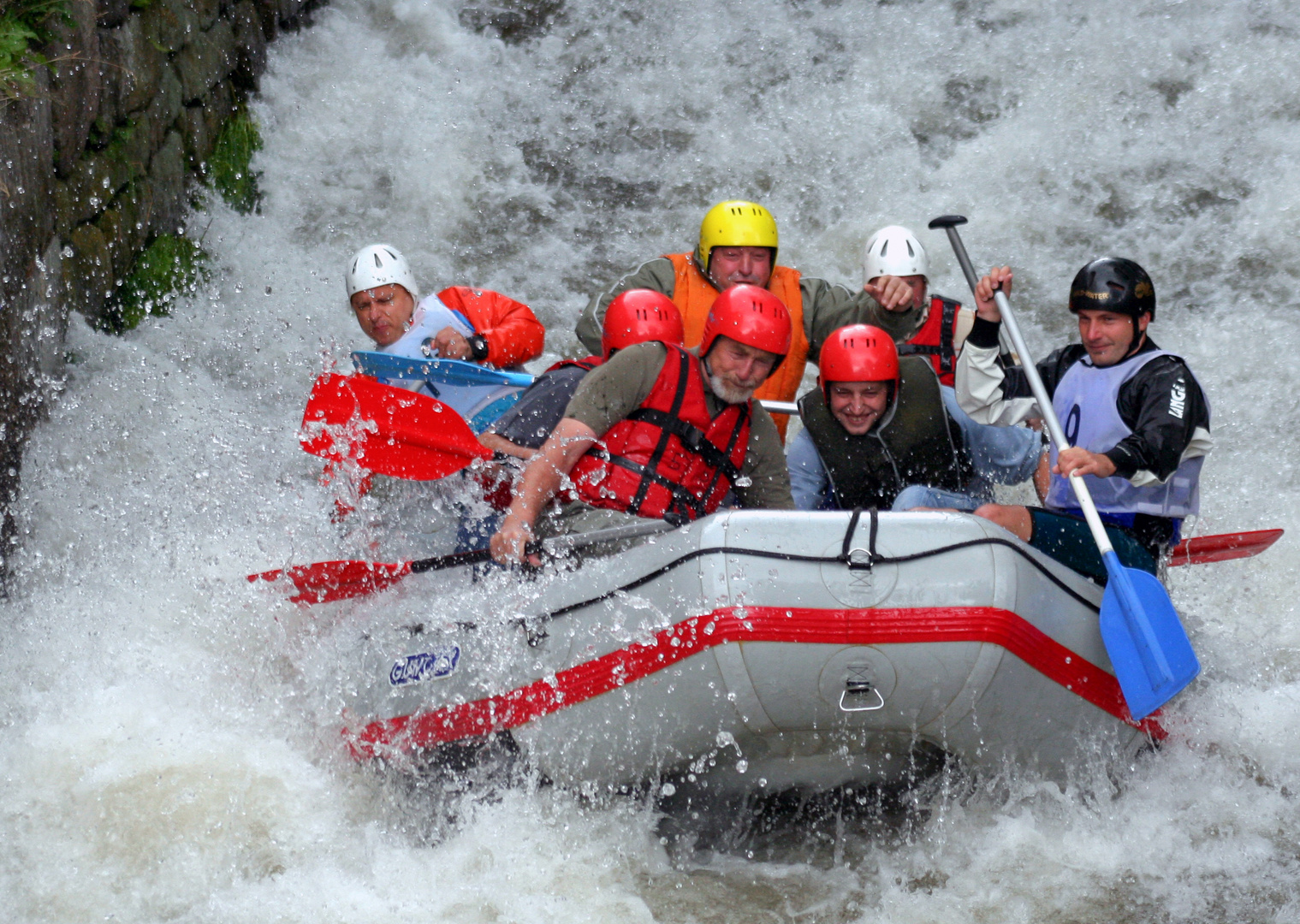 Schussfahrt auf der Apfelstädt in Tambach-Dietharz