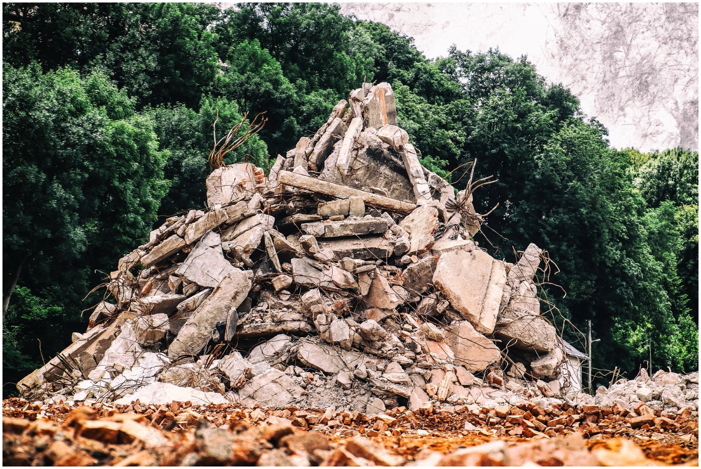 Schuttberg Foto & Bild architektur, color, earth Bilder auf