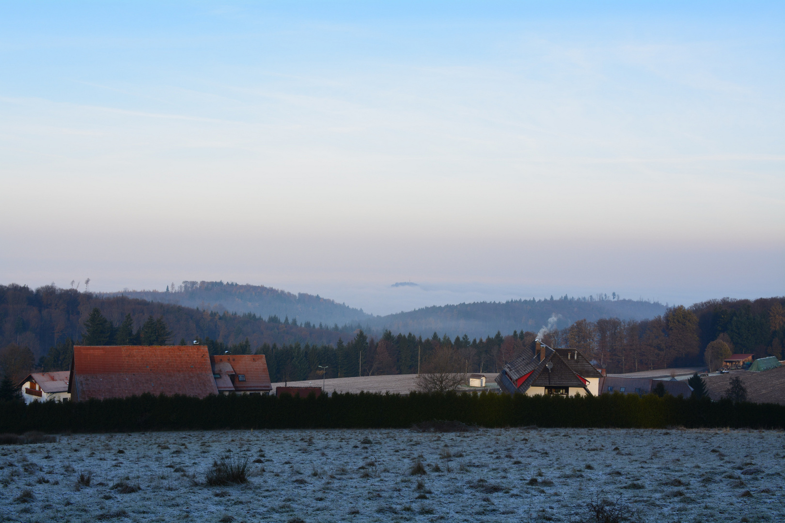 Schutterlindenberg im Wolkenmeer