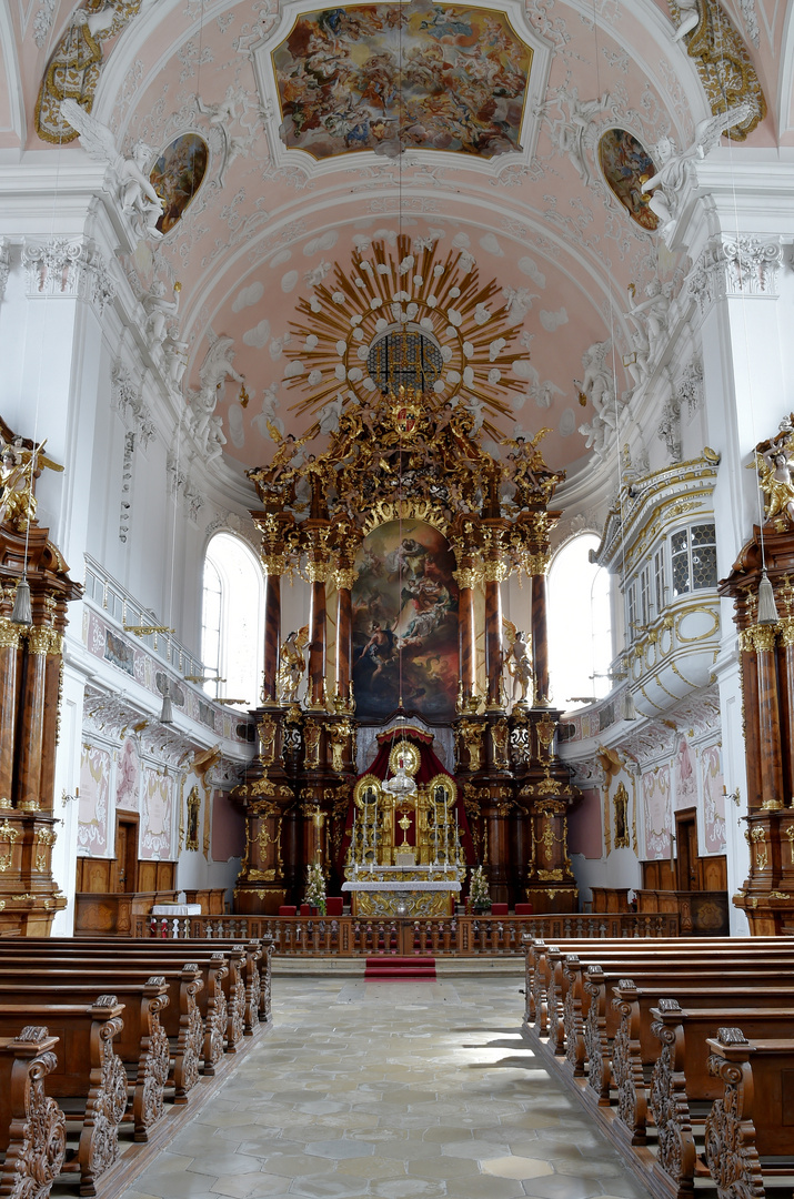 Schutzengelkirche Eichstätt Blick in den Chor Foto & Bild kirche