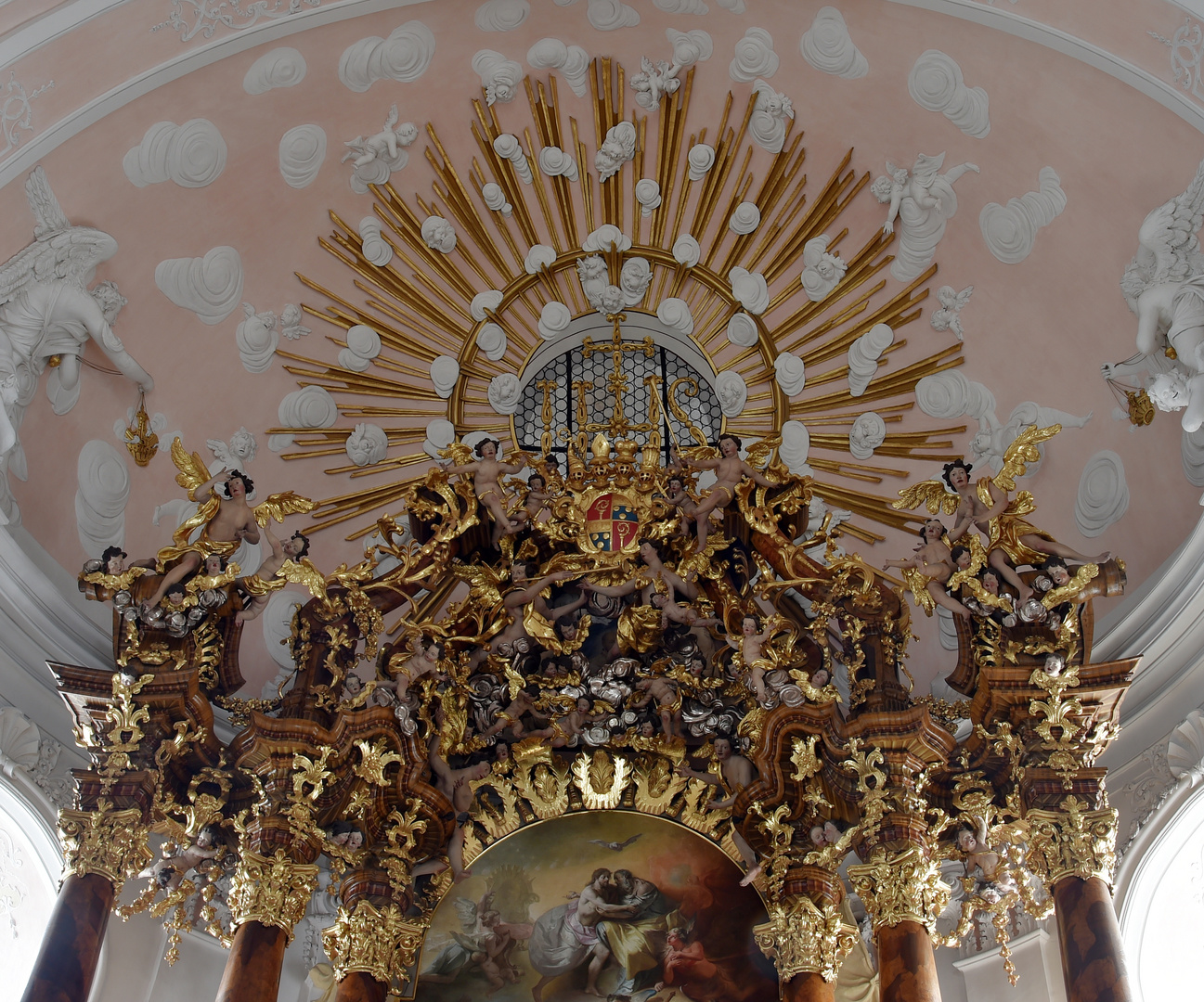 Schutzengelkirche Eichstätt Detail Hochaltar