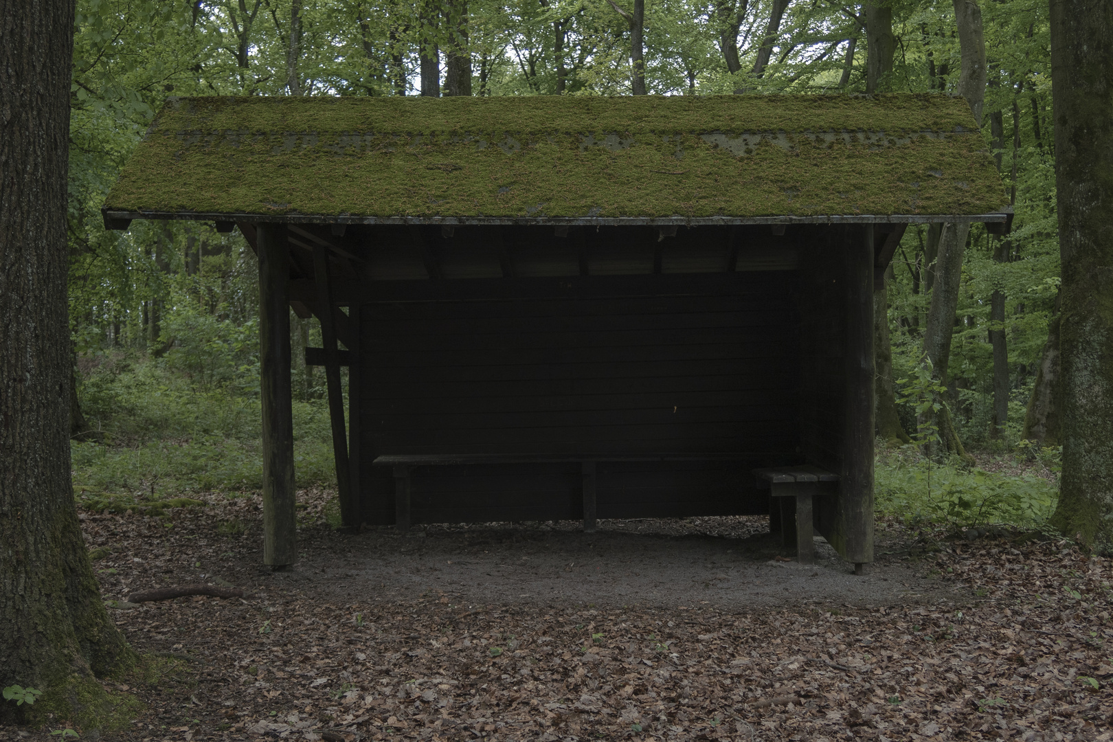 Schutzhütte am Anderl-Heckmair-Weg