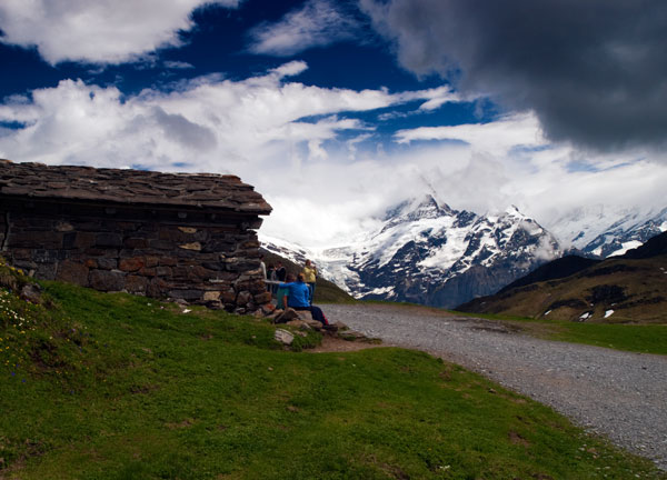 Schutzhuette am Bachalpsee