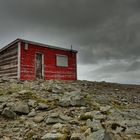 Schutzhütte auf Berg