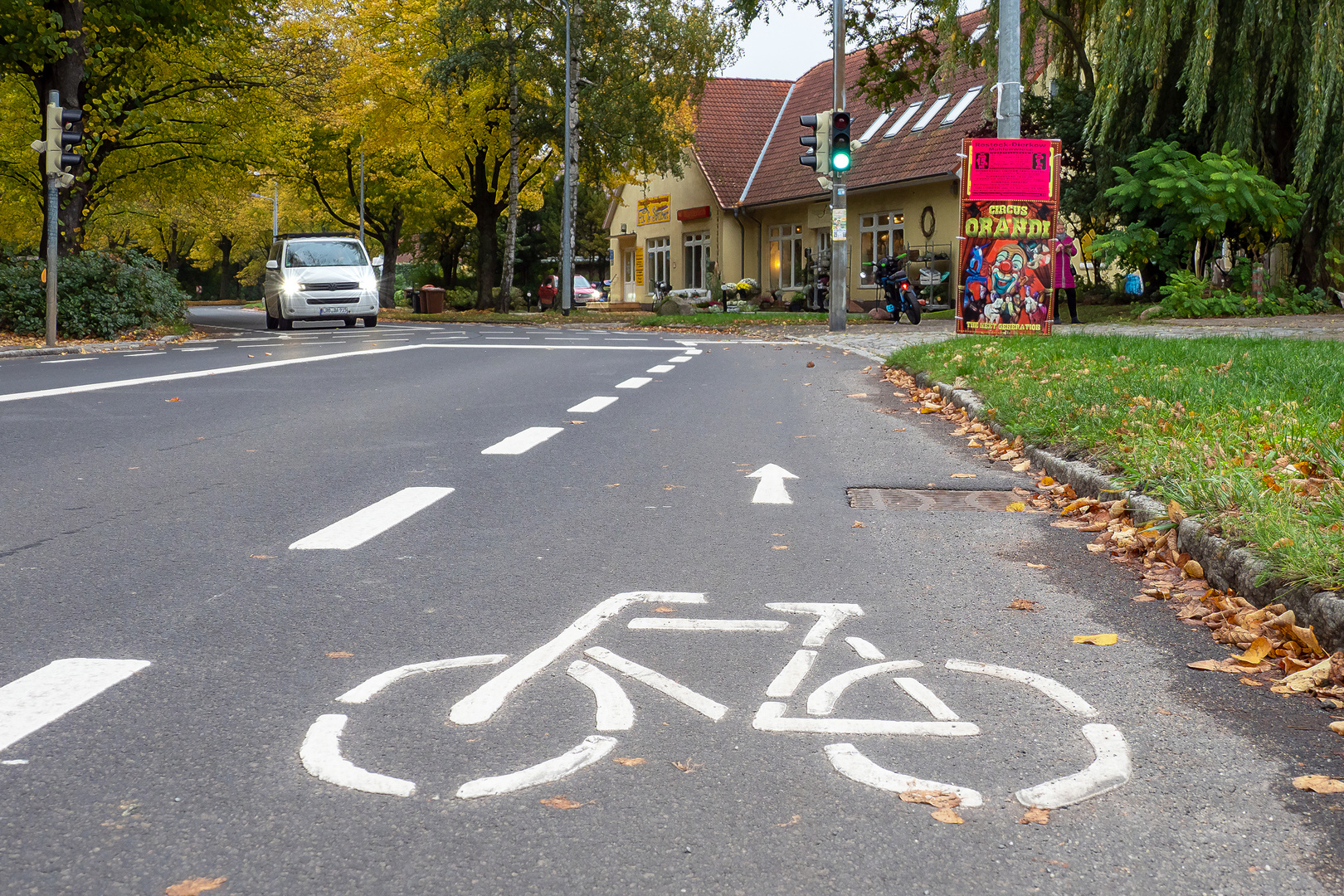 Schutzstreifen für Radfahrer