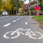 Schutzstreifen für Radfahrer