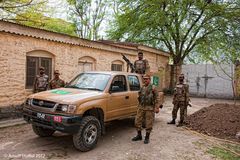 Schutztruppe für deutsche Journalisten im Swat-Tal