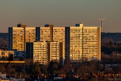 Schwaben-Center im Licht