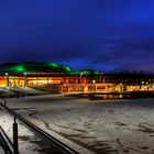 Schwabenlandhalle Fellbach bei Nacht