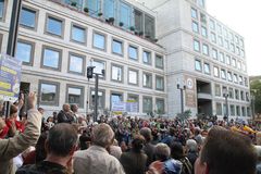 Schwabensstreich vor Rathaus