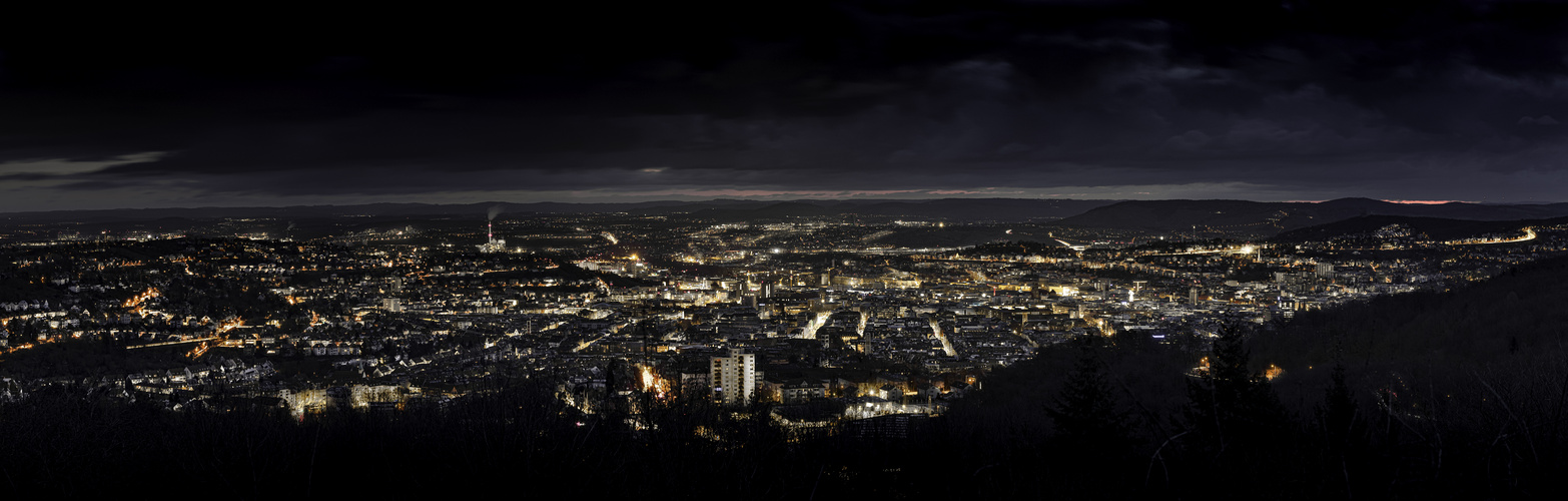 Schwabenstadt bei Nacht